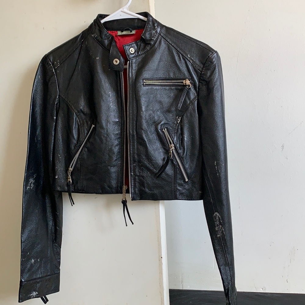 Leather jacket